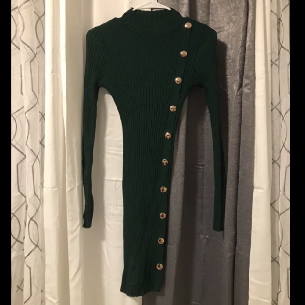 Fashion Nova fitted sweater dress